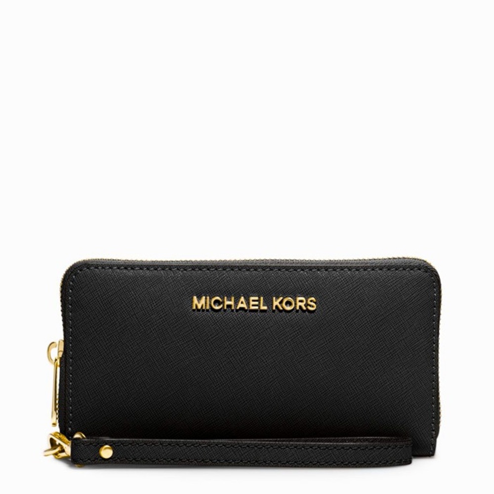 Like New Michael Kors Jet Set Travel Wristlet Saffiano